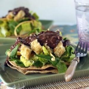 Σαλάτα Κοτόπουλο Μόλε 2 Chicken mole salad