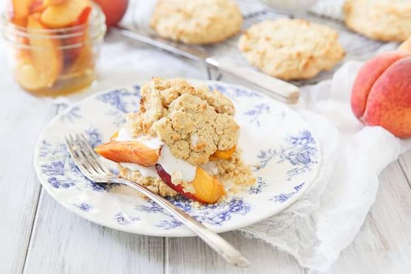 Paleo Ροδακινένιο Shortcake
