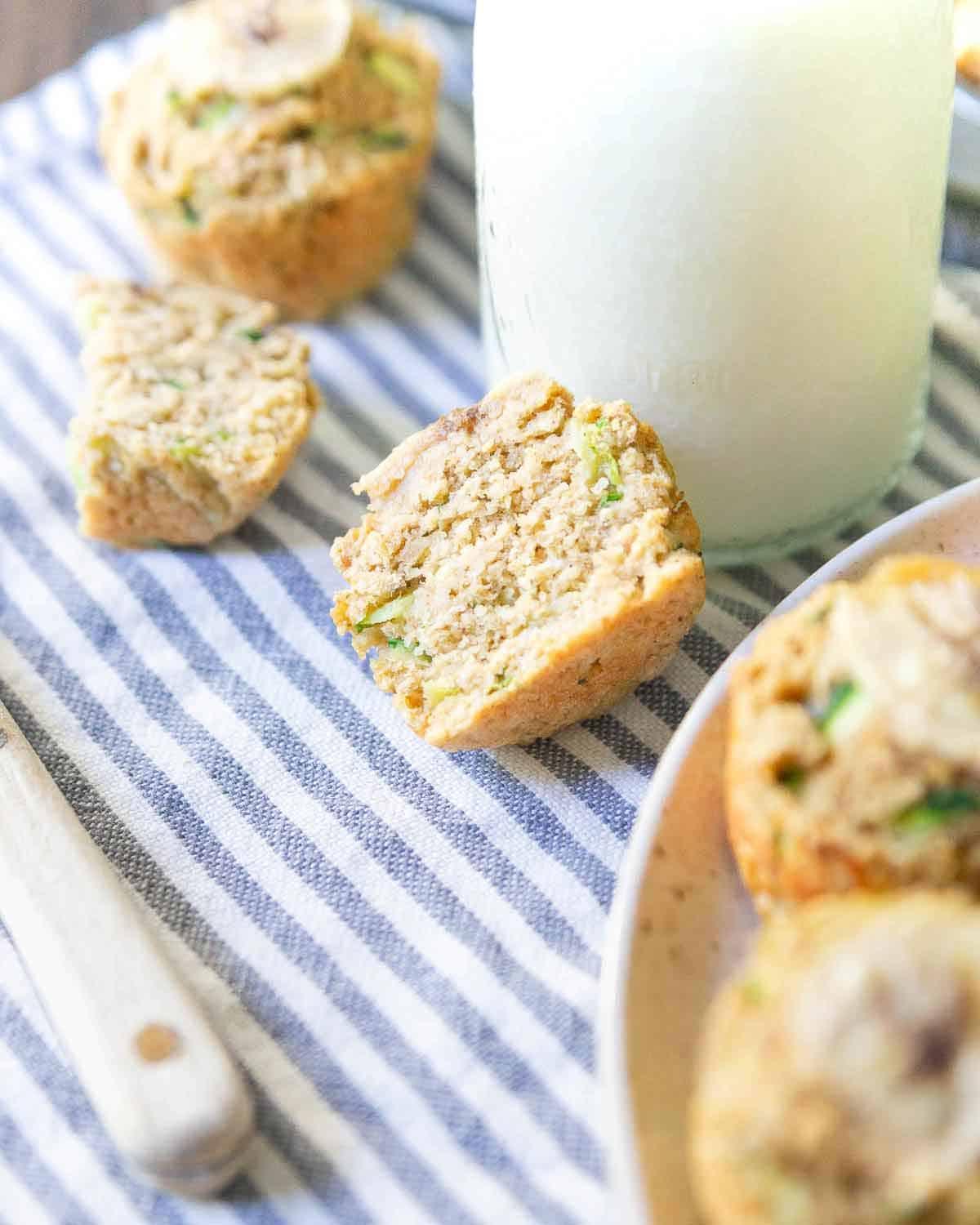 Make a batch of these easy banana zucchini muffins for the best healthy summer snack! Make a batch of these easy banana zucchini muffins for the best healthy summer snack!