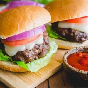 elk burgers.