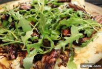 Grilled Steak, Blue Cheese & Balsamic Glaze Pizza