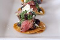 Steak Tostada Bites From Our Guest