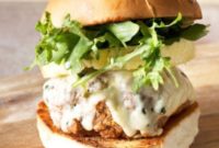 Castello Blue Summer Tropical Buffalo Blue Cheese Turkey Burgers