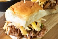 Sunshine Pulled Pork Sliders with Tangy Mango Slaw