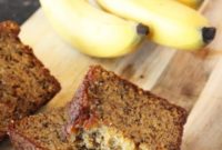 Bourbon Maple Glazed Banana Loaf