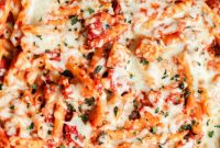 One Pan Chicken Parmesan Pasta