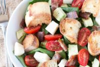 Vibrant Avocado Caprese Panzanella