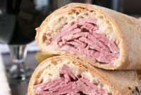 Hearty Irish Corned Beef Reuben Wrap