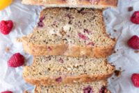 Zesty Lemon Raspberry White Chocolate Chip Loaf