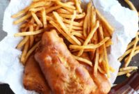 Crispy BBQ Beer Battered Fish and Chips