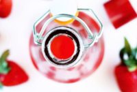 Sweet & Tangy Strawberry Rhubarb Syrup