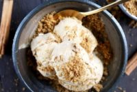 Gingersnap Crumble Pumpkin Spice Latte Ice Cream