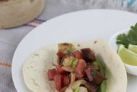Spicy Summer Shrimp and Andouille Tacos