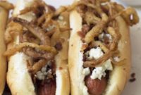 Your Go-To Fried Onion Hot Dog