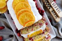 Zesty Ginger Cranberry Orange Loaf