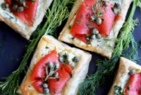 Smoked Salmon Avocado Cream Puffs