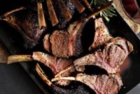 Smoky Chipotle Coffee Crusted Rack of Lamb