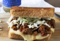 Cheesy Sloppy Joe Melt