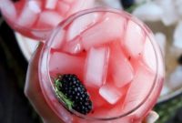 Thyme Scented Blackberry Gin And Tonic