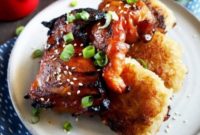 Gochujang Glazed Chicken with Golden Ginger Rice