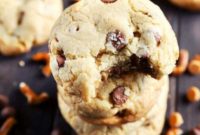 Crunchy Salty Sweet Caramel Butterscotch Cookies