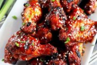 Sticky Crispy Korean BBQ Wings