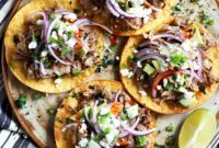 Quick & Crispy Instant Pot Carnitas Tostadas
