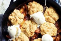 Flame-Kissed Peach Cobbler