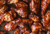 Glazed Honey BBQ Chicken Wings