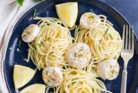 Effortless Air Fryer Scallops with Bright Chive Lemon Butter