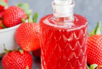 Homemade Strawberry Simple Syrup