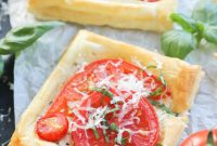 Golden Tomato Puff Pastry Tarts