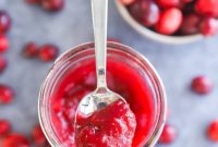 Ruby Red Cranberry Preserve