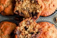 Golden Banana Muffins