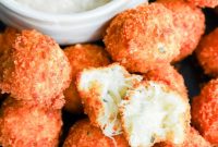 Golden Cheesy Potato Bites