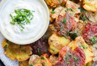 Golden Crispy Smashed Potatoes