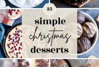 25 Effortless Christmas Dessert Recipes