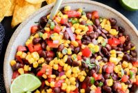 Fiesta Black Bean Corn Dip