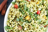 Zesty Pesto Chicken Pasta Salad