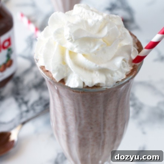 Spirited Nutella Indulgence 2 Boozy Nutella Shake | cakenknife.com