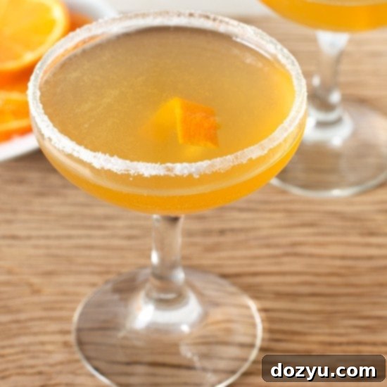 Sidecar Gets a Tangelo Twist 2 Tangelo Sidecar | cakenknife.com