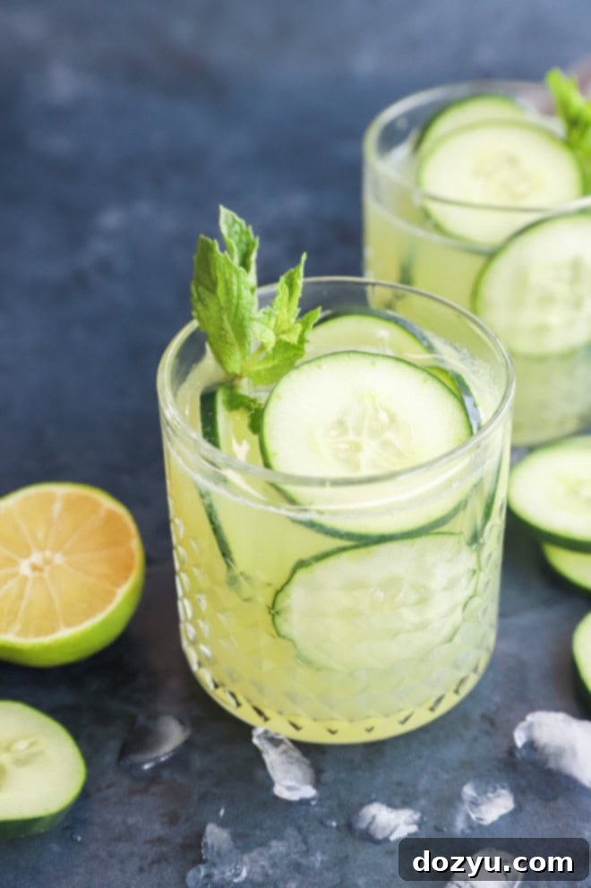 Garden Fresh Margarita 7 Easy savory tangy cocktail in glasses