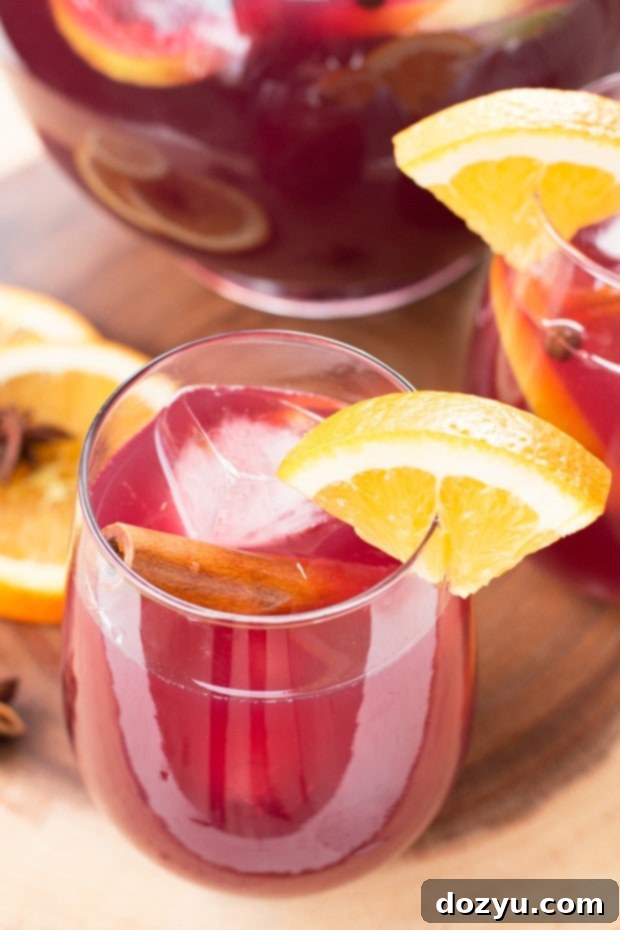 Festive Crowd Pleaser Sangria 5 Big Batch Holiday Sangria | cakenknife.com