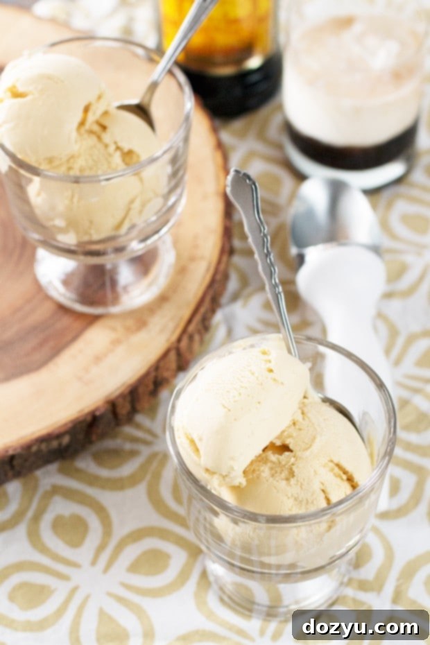 Homemade White Russian Ice Cream Recipe - Delicious & Easy