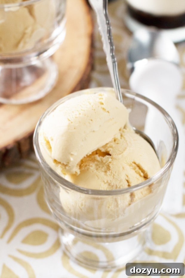 White Russian Ice Cream - Best Cocktail Dessert Recipe