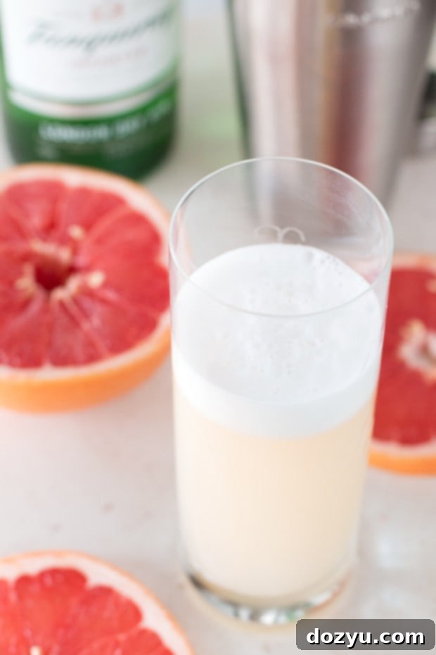 Sparkling Grapefruit Gin Fizz 2 Grapefruit Gin Fizz | cakenknife.com