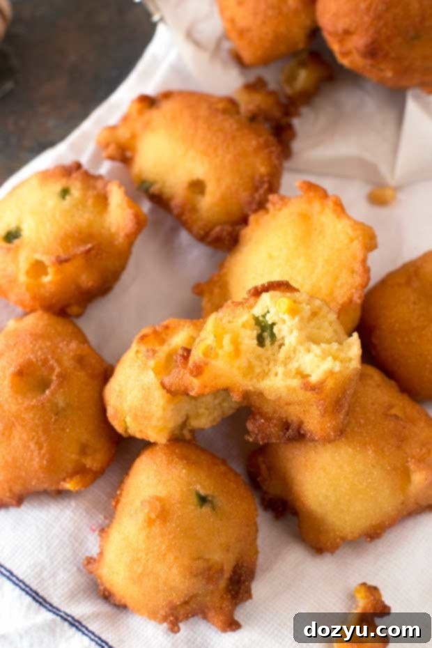 Sweet Heat Cornbread Poppers 4 Jalapeno Agave Cornbread Fritters | cakenknife.com
