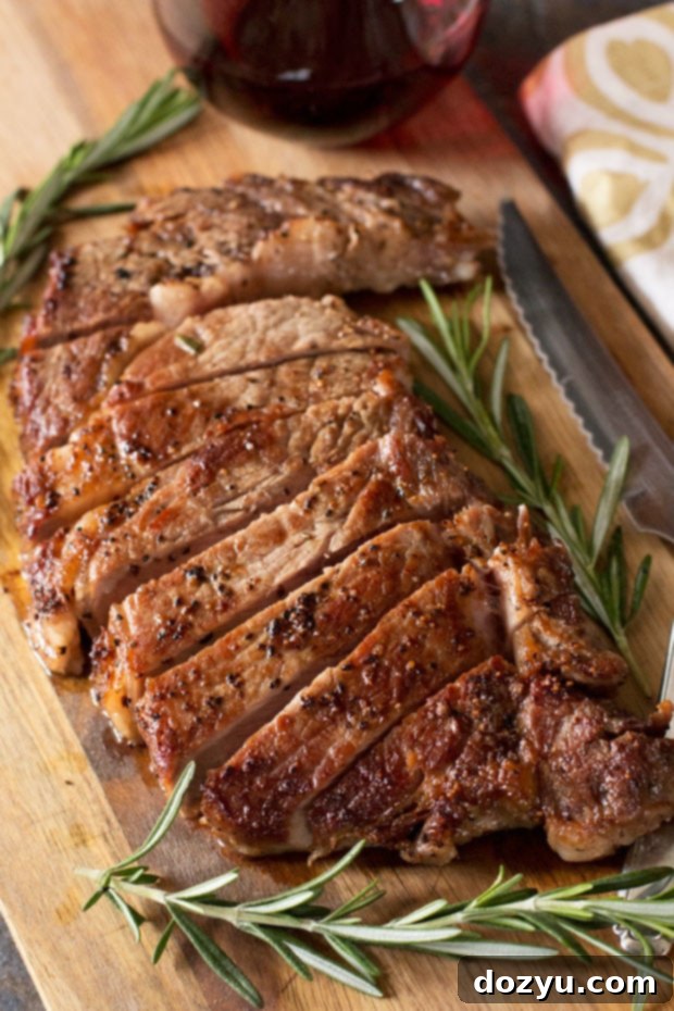 Ultimate Ribeye Perfection 5 A close-up of The Perfect Ribeye Steak, showing its beautiful seared crust and tender texture.
