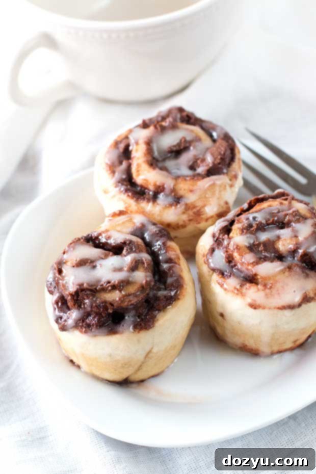 Nutella Cinnamon Roll Bites 4 Mini Nutella Cinnamon Rolls | cakenknife.com