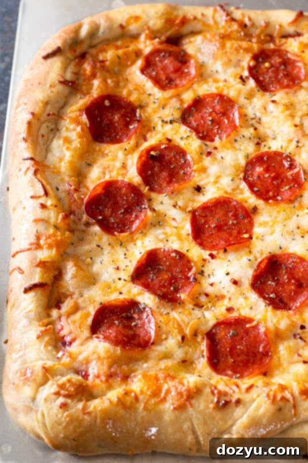 Perfect Garlic Agave Pizza Crust with a golden-brown finish